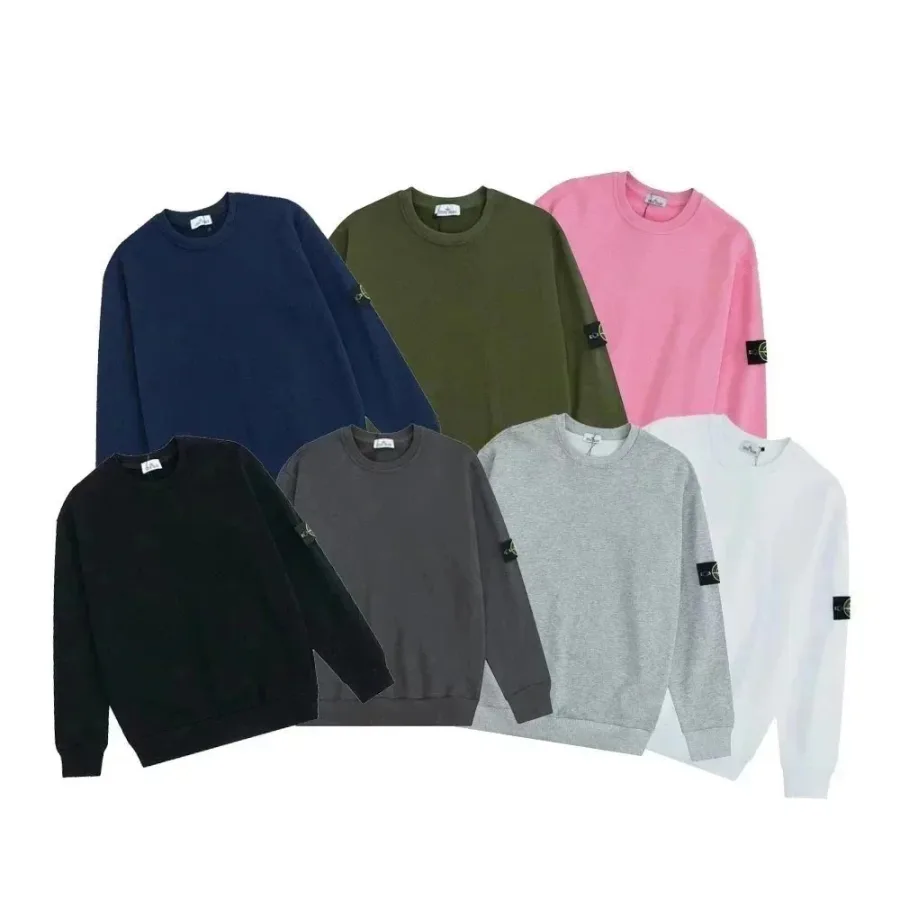 Stone Island Crewneck Sweatshirt Multi Color Casual Sweatshirts
