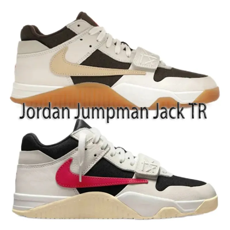 Jordan Jumpman Jack TR White Black Red Basketball Sneakers