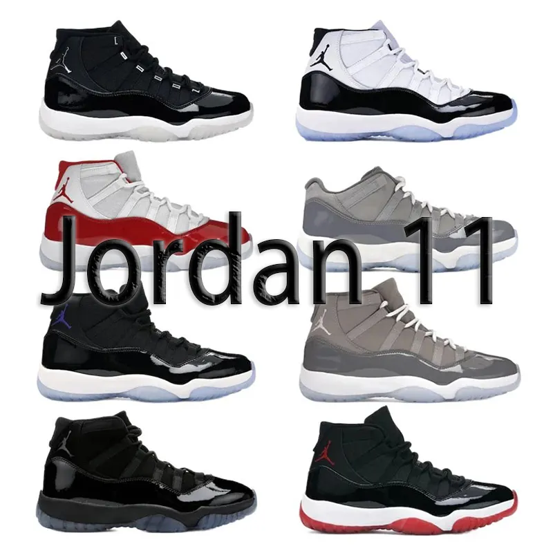 Air Jordan 11 Black High Top Sneakers