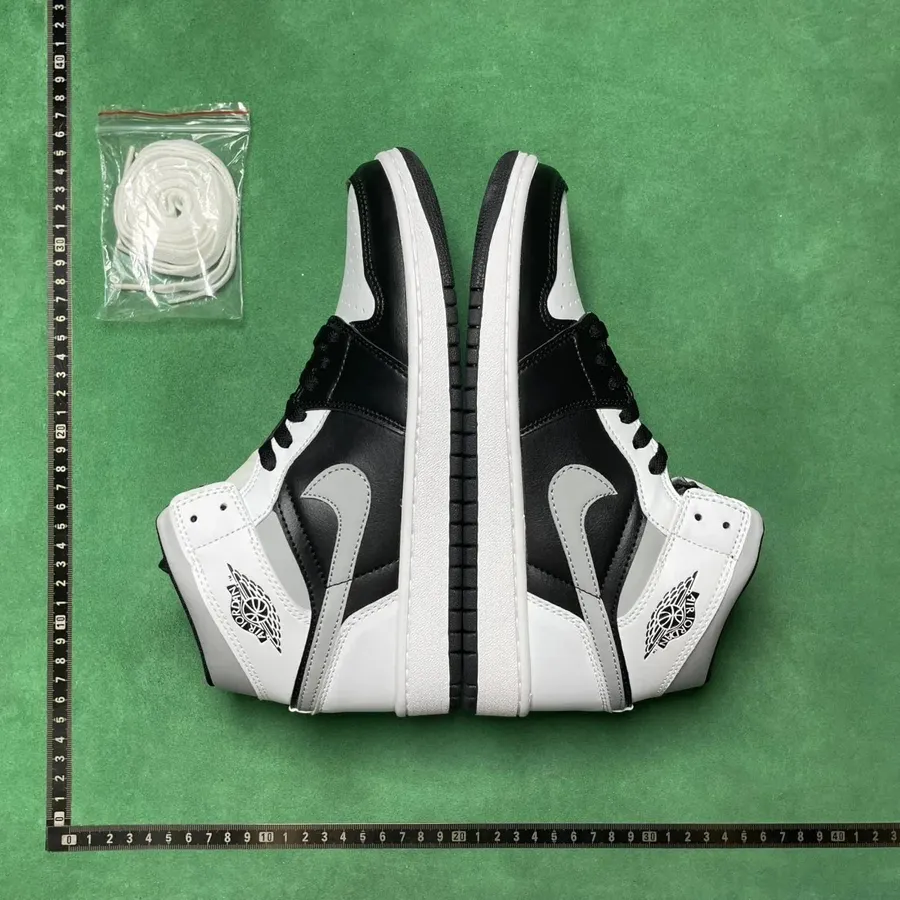 Nike Air Jordan 1 Black White High Top Sneakers