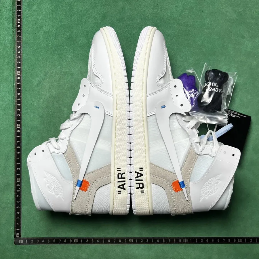 Nike Air Jordan 1 White High Top Sneakers