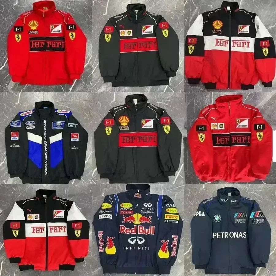 Ferrari F1 Racing Red Track Jacket