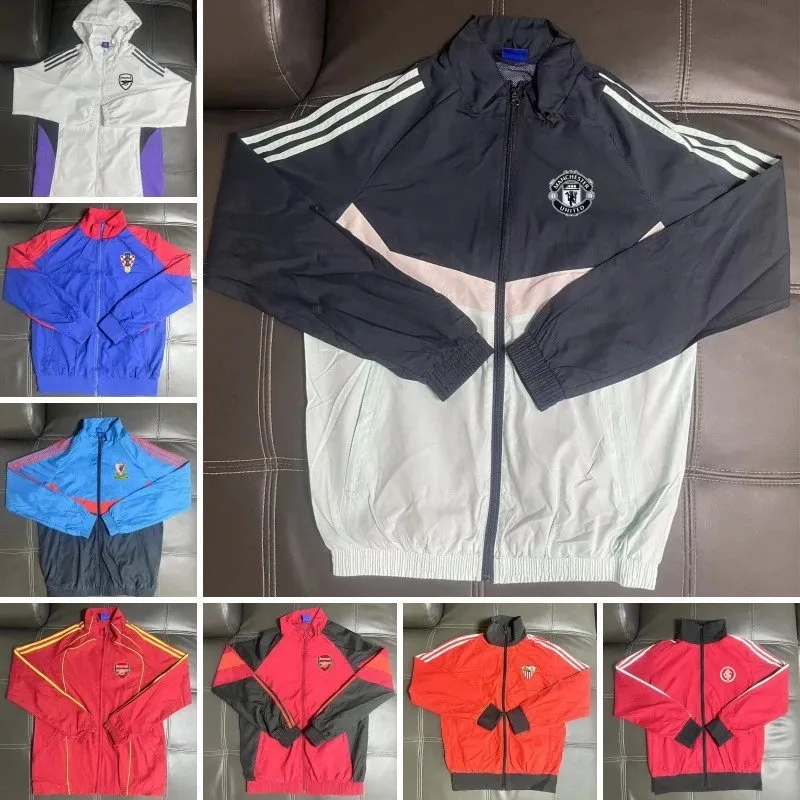 Manchester United Track Jacket Navy White Sportswear