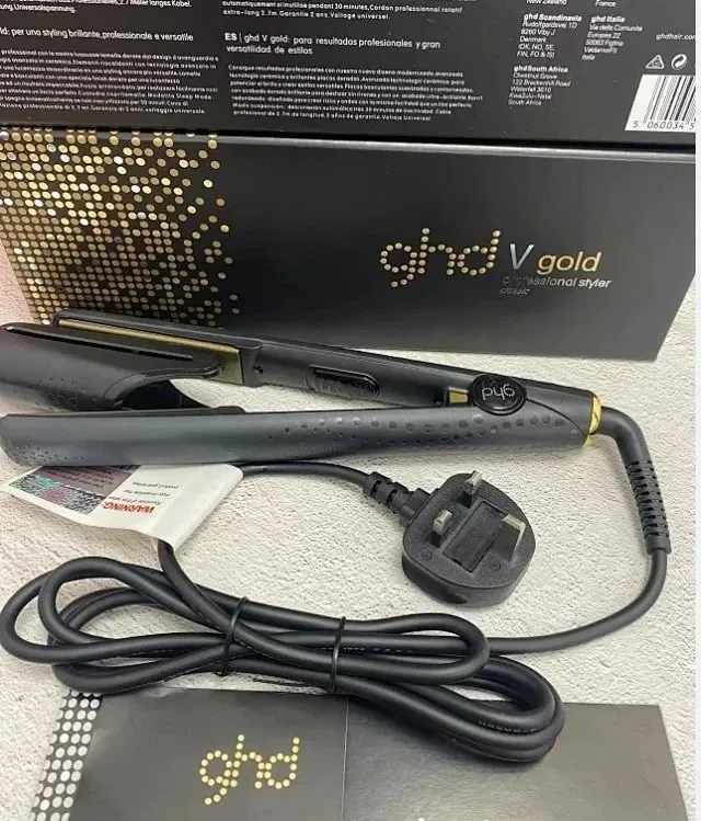 Ghd V Gold Black Professional Hair Straightener