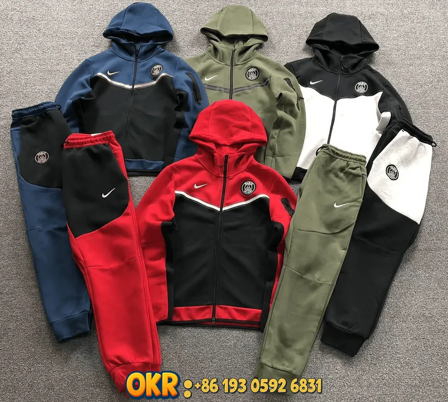 Nike Paris Saint Germain Red Black Sport Tracksuit