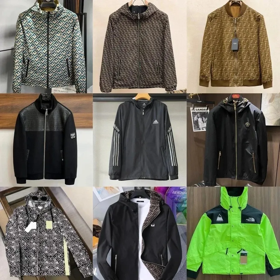 Fendi Monogram Print Green Jacket
