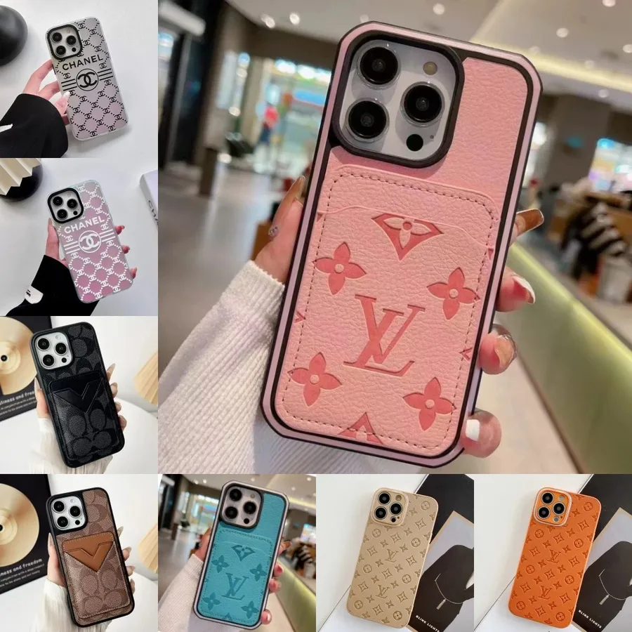 Louis Vuitton Style Phone Case Pink Monogram Wallet Cover