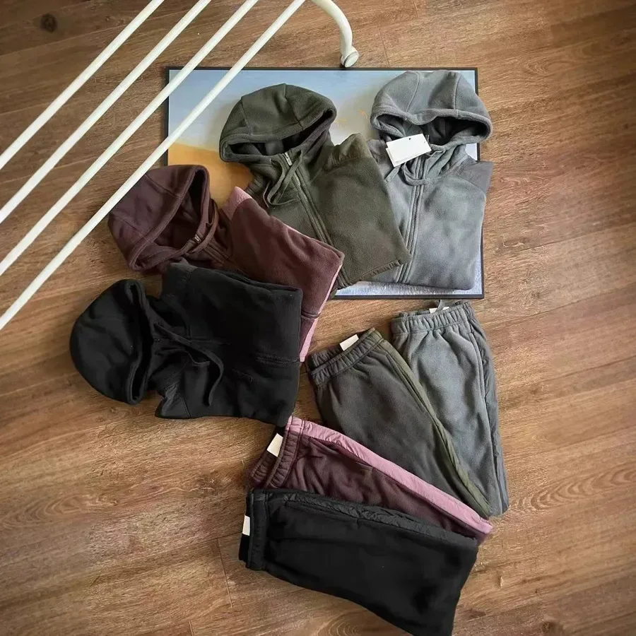 Unbranded Hoodie Set Black Casual Tracksuit