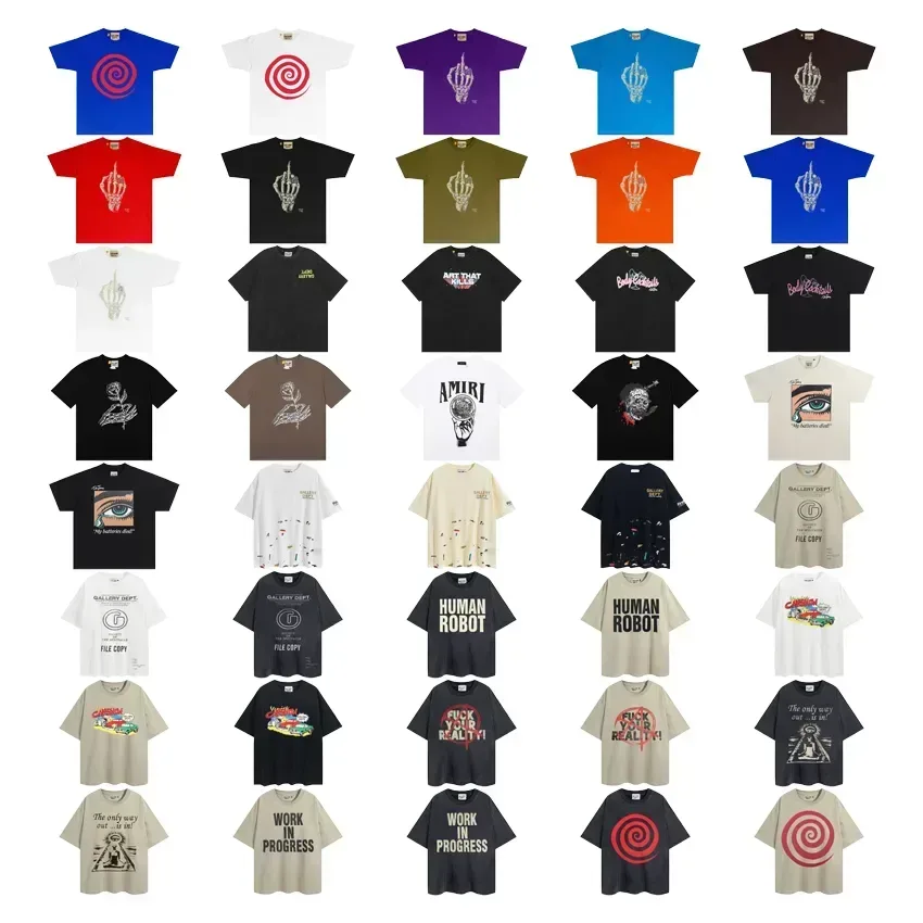 Gallery Dept Human Robot Black Graphic T-Shirt