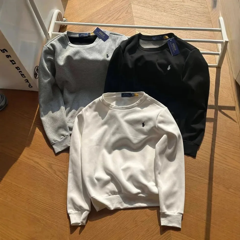 Polo Ralph Lauren Crewneck White Classic Sweatshirt