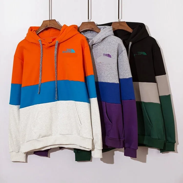 The North Face Color Block Hoodie Multi Casual Sweatshirt